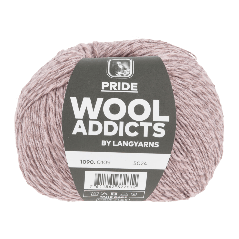 Lang Yarns Knitting Pattern Small - 3 balls / OLEANDER 1090.0109 TIME TO INDULGE Short-sleeved jacket Pattern Bundle in Pride by LANGYARNS | WOOLADDICTS #16-014