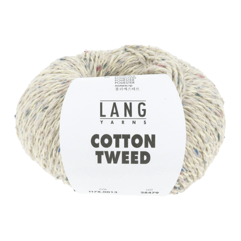 Lang Yarns Knitting Pattern Small - 4 balls / baby yellow 1178.0013 CHARLOTTE Shorts Pattern Bundle in Cotton Tweed by LANGYARNS | Punto 90-004
