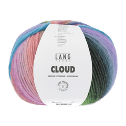 Lang Yarns Knitting Pattern Small - 4 balls / blue 1077.0002 ADELAIDE Dress Pattern Bundle in Cloud by LANGYARNS | Punto 73-006