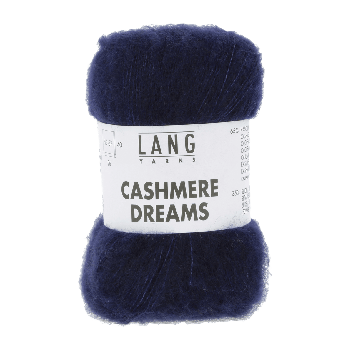 Lang Yarns Knitting Pattern Small - 4 balls / blue marine 1085.0035 EMKE Sweater Pattern Bundle in Cashmere Dreams by LANGYARNS | Punto 78-004
