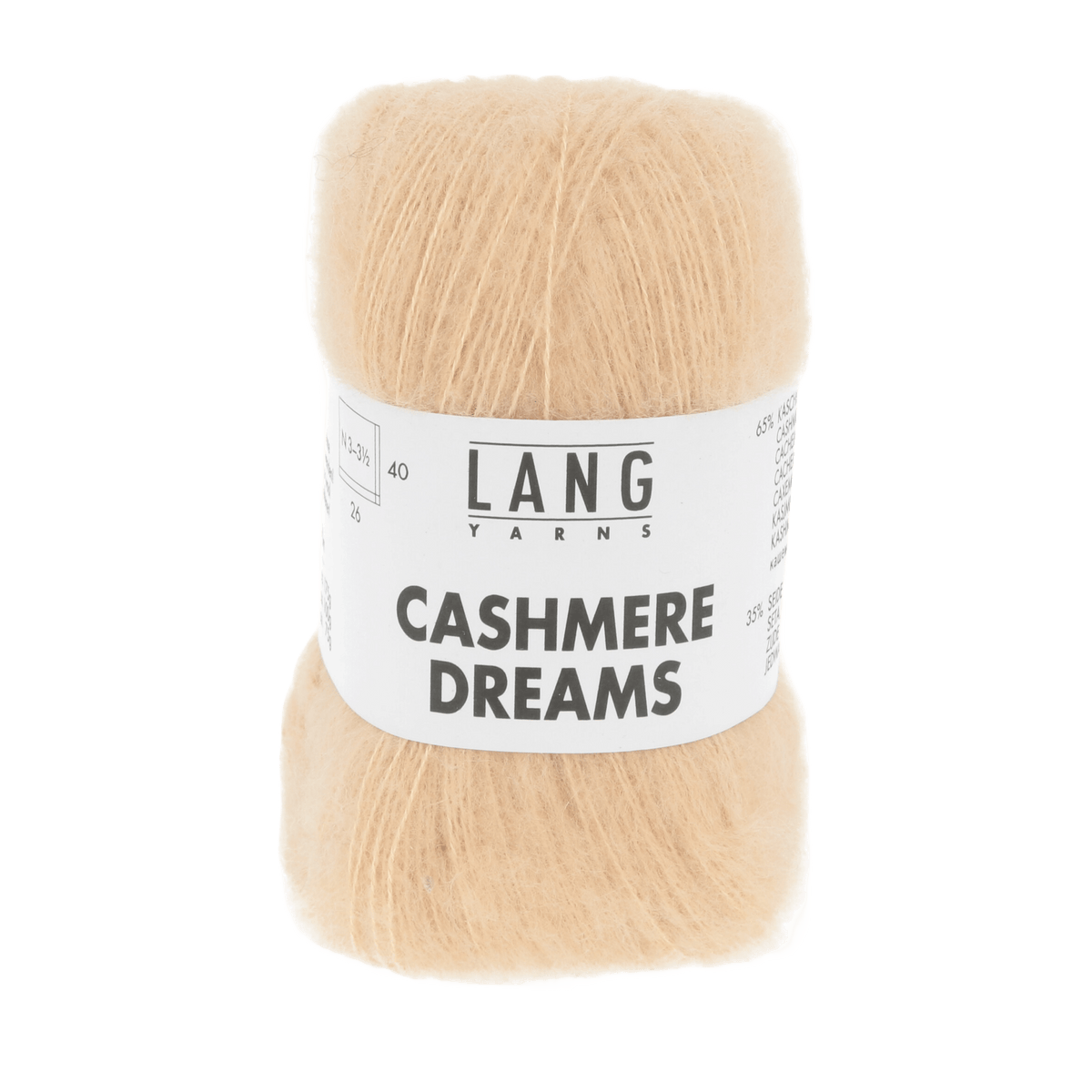 Lang Yarns Knitting Pattern Small - 4 balls / corn 1085.0043 EMKE Sweater Pattern Bundle in Cashmere Dreams by LANGYARNS | Punto 78-004