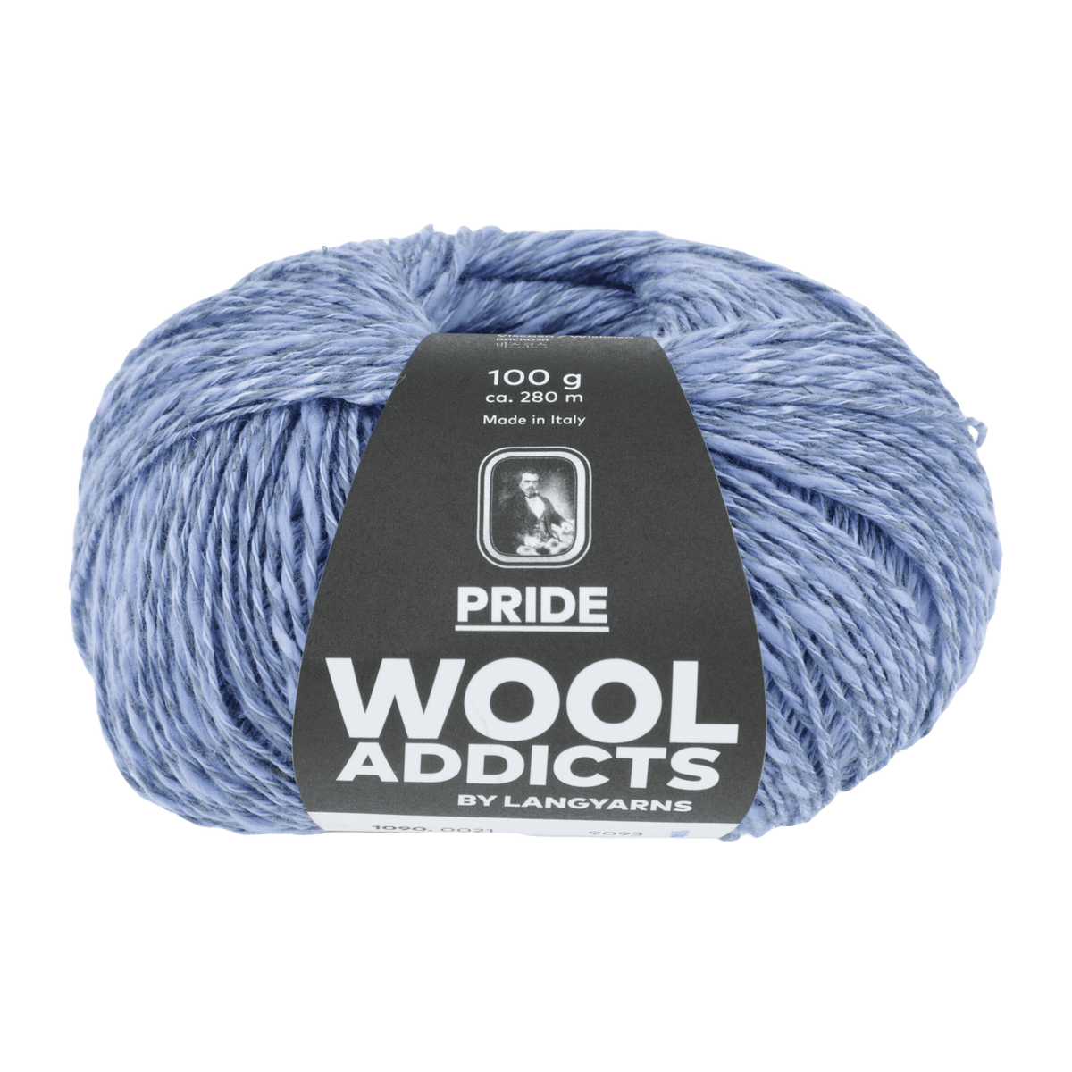 Lang Yarns Knitting Pattern Small - 4 balls / CRISTAL 1090.0021 KEEP SMILING Sweater Pattern Bundle in PRIDE by LANGYARNS | WOOLADDICTS #10-011