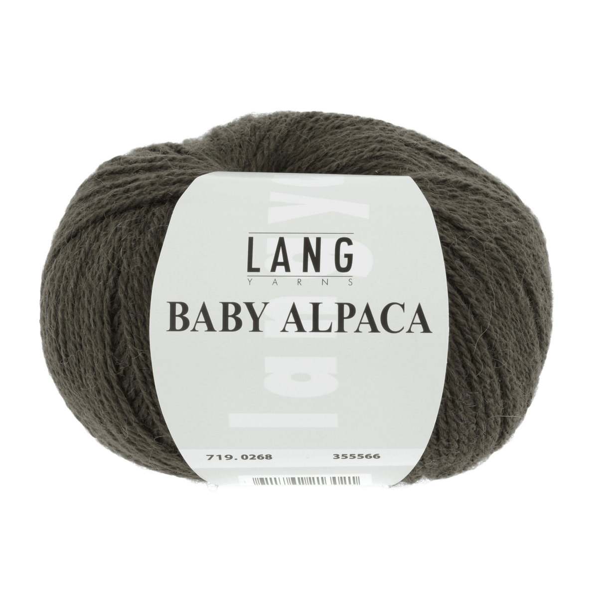 Lang Yarns Knitting Pattern Small - 4 balls / dark brown 719.0268 CHARLOTTA Cardigan Pattern Bundle in Baby Alpaca by LANGYARNS | Punto 76-007
