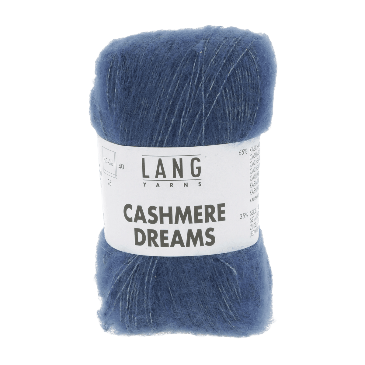 Lang Yarns Knitting Pattern Small - 4 balls / dark jeans 1085.0034 EMKE Sweater Pattern Bundle in Cashmere Dreams by LANGYARNS | Punto 78-004