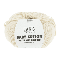 Lang Yarns Knitting Pattern Small - 4 balls / IVORY 1157.0001 BRITTA Top Pattern Bundle in Baby Cotton by LANGYARNS | Punto 92-003