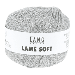 Lang Yarns Knitting Pattern Small - 4 balls / light gray 56.0003 Grace Top Pattern Bundle in Lam� Soft by LANGYARNS | Fatto a Mano 288-036