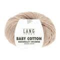 Lang Yarns Knitting Pattern Small - 4 balls / PALE BROWN 1157.0007 BRITTA Top Pattern Bundle in Baby Cotton by LANGYARNS | Punto 92-003