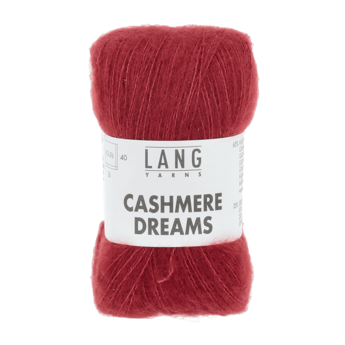 Lang Yarns Knitting Pattern Small - 4 balls / red 1085.0060 EMKE Sweater Pattern Bundle in Cashmere Dreams by LANGYARNS | Punto 78-004