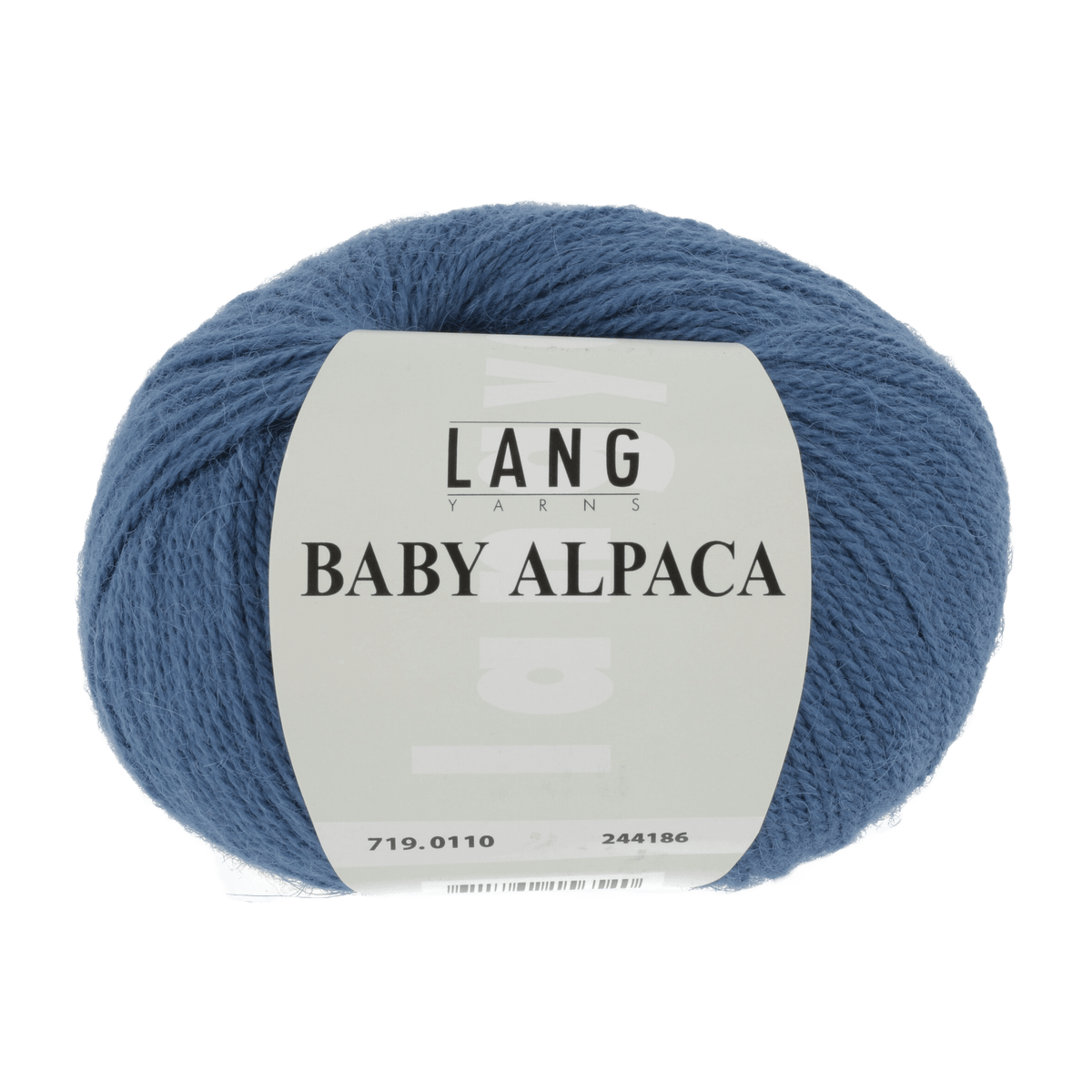 Lang Yarns Knitting Pattern Small - 4 balls / steel blue 719.0110 CHARLOTTA Cardigan Pattern Bundle in Baby Alpaca by LANGYARNS | Punto 76-007