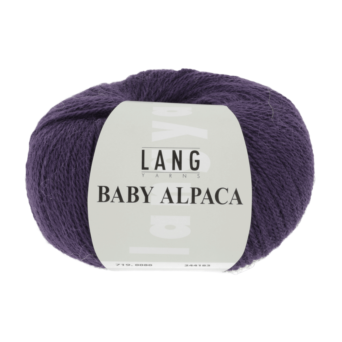 Lang Yarns Knitting Pattern Small - 4 balls / viola 719.0080 CHARLOTTA Cardigan Pattern Bundle in Baby Alpaca by LANGYARNS | Punto 76-007