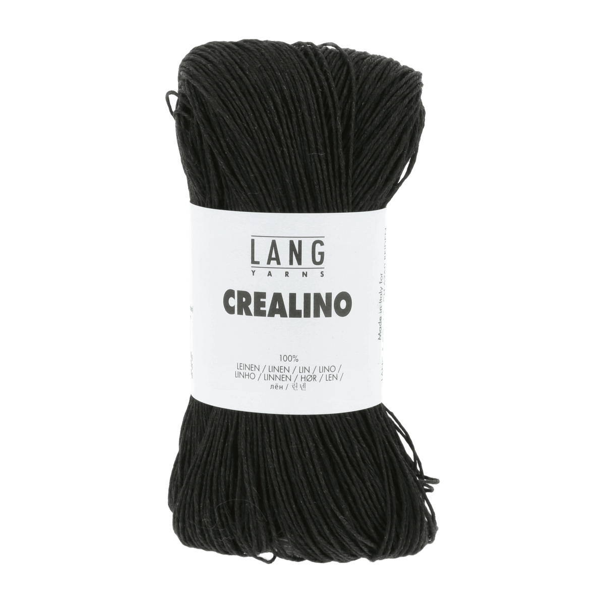 Lang Yarns Knitting Pattern Small - 5 balls / black 1089.0004 PHILOU Sweater Pattern Bundle in Crealino by LANGYARNS | Fatto a Mano 280-050