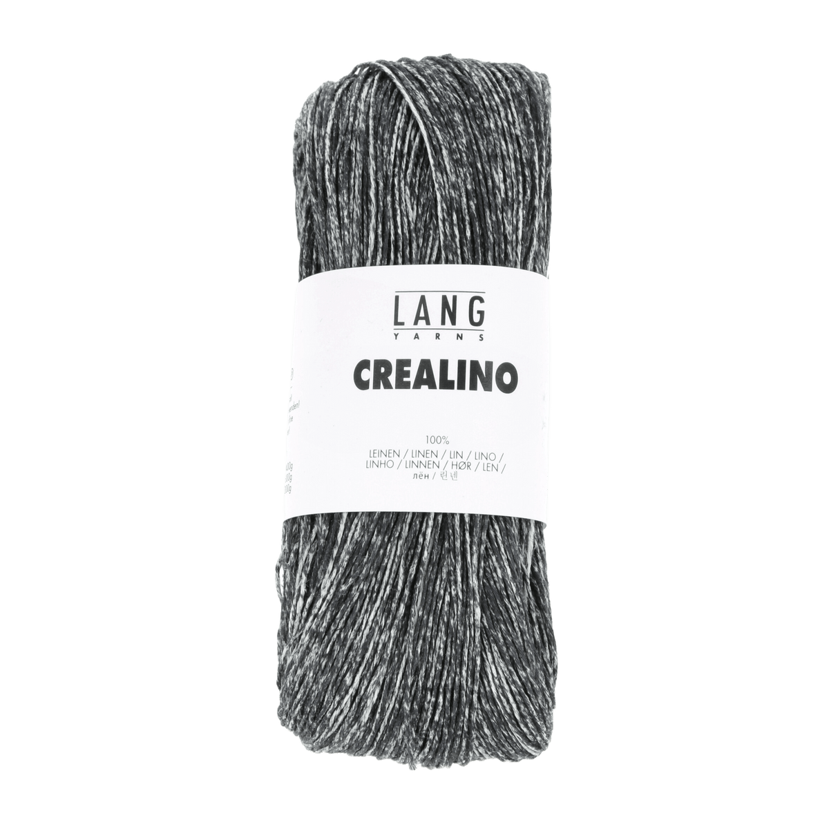 Lang Yarns Knitting Pattern Small - 5 balls / black/white 1089.0104 PHILOU Sweater Pattern Bundle in Crealino by LANGYARNS | Fatto a Mano 280-050