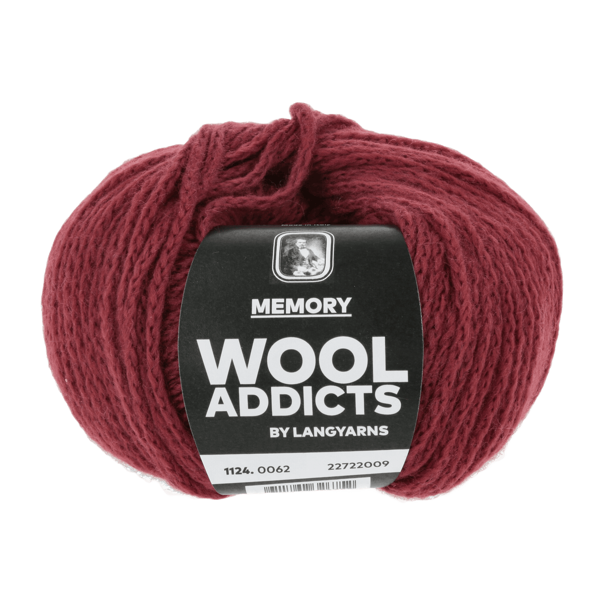 Lang Yarns Knitting Pattern Small - 5 balls / BURGUNDY 1124.0062 NEXT PEAK Slipover Pattern Bundle in MEMORY by LANGYARNS | WOOLADDICTS #11-015