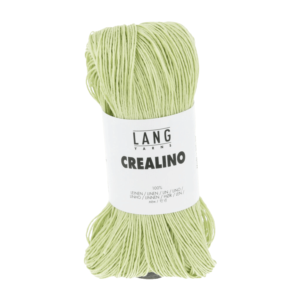 Lang Yarns Knitting Pattern Small - 5 balls / light green 1089.0016 PHILOU Sweater Pattern Bundle in Crealino by LANGYARNS | Fatto a Mano 280-050