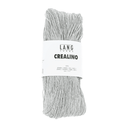 Lang Yarns Knitting Pattern Small - 5 balls / light grey mélange 1089.0003 PHILOU Sweater Pattern Bundle in Crealino by LANGYARNS | Fatto a Mano 280-050