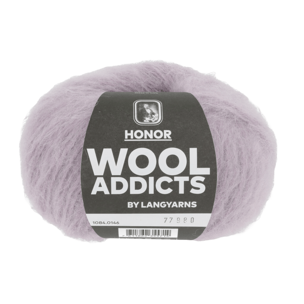 Lang Yarns Knitting Pattern Small - 5 balls / mauve 1084.0146 KEEP CLIMBING Sweater Pattern Bundle in HONOR by LANGYARNS | WOOLADDICTS #11-020