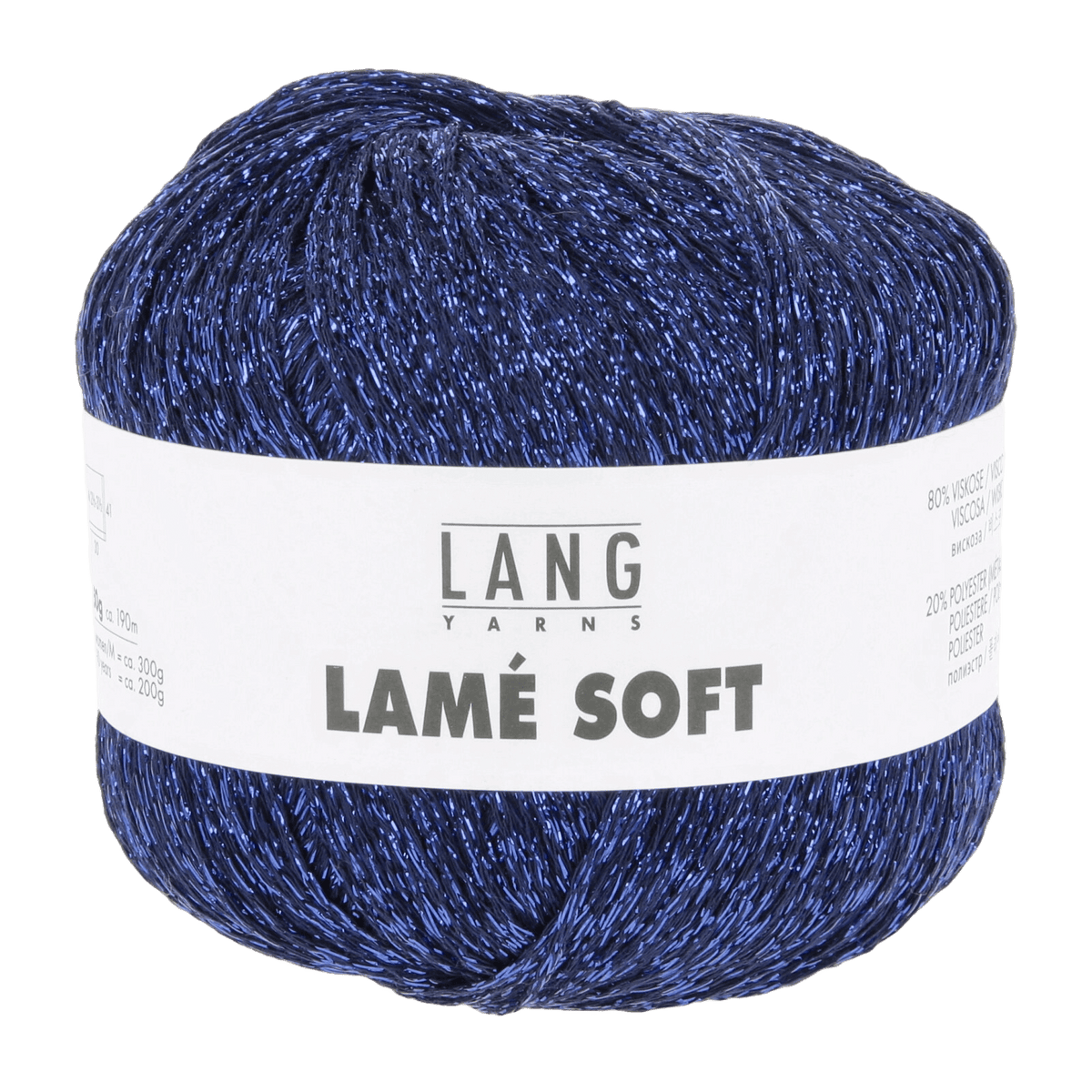 Lang Yarns Knitting Pattern Small - 5 balls / navy 56.0025 Blair Crochet Top Pattern Bundle in Lam� Soft by LANGYARNS | Fatto a Mano 288-033