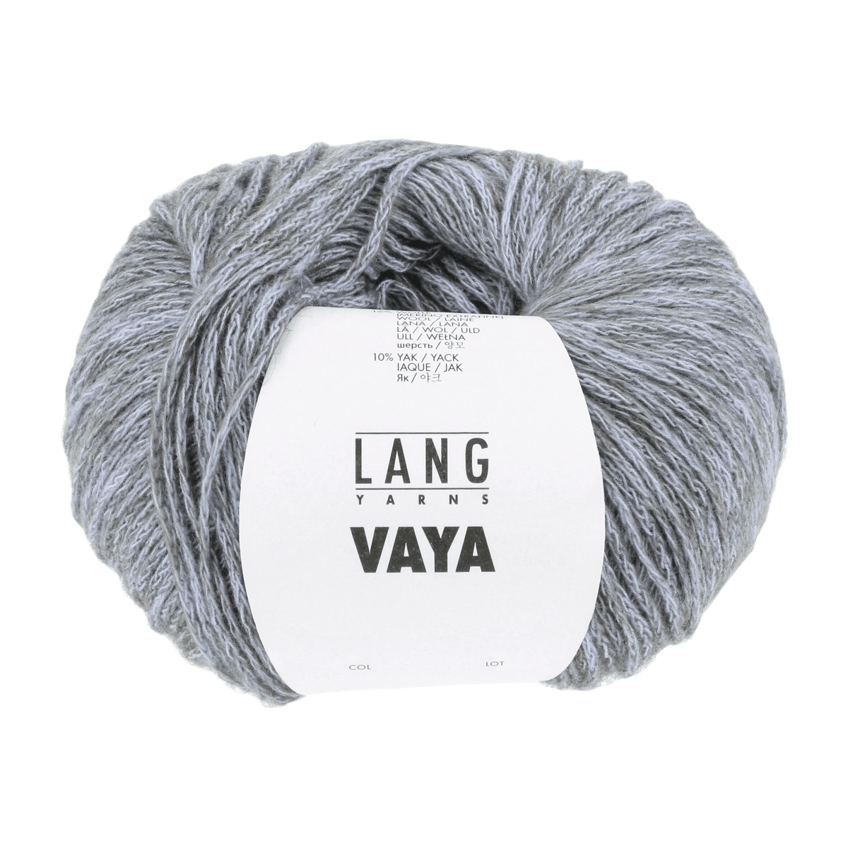 Lang Yarns Knitting Pattern Small - 5 balls / sky 1135.0021 Karla Slipover Pattern Bundle in Vaya by LANGYARNS | Fatto a Mano 288-035
