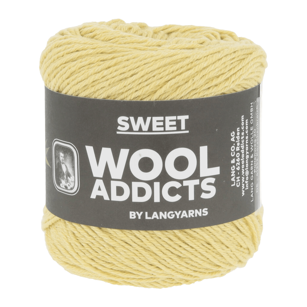 Lang Yarns Knitting Pattern Small - 5 balls / YELLOW 1175.0014 NEW PERSPECTIVE Topdown Top Pattern Bundle in Sweet by LANGYARNS | WOOLADDICTS #16-030