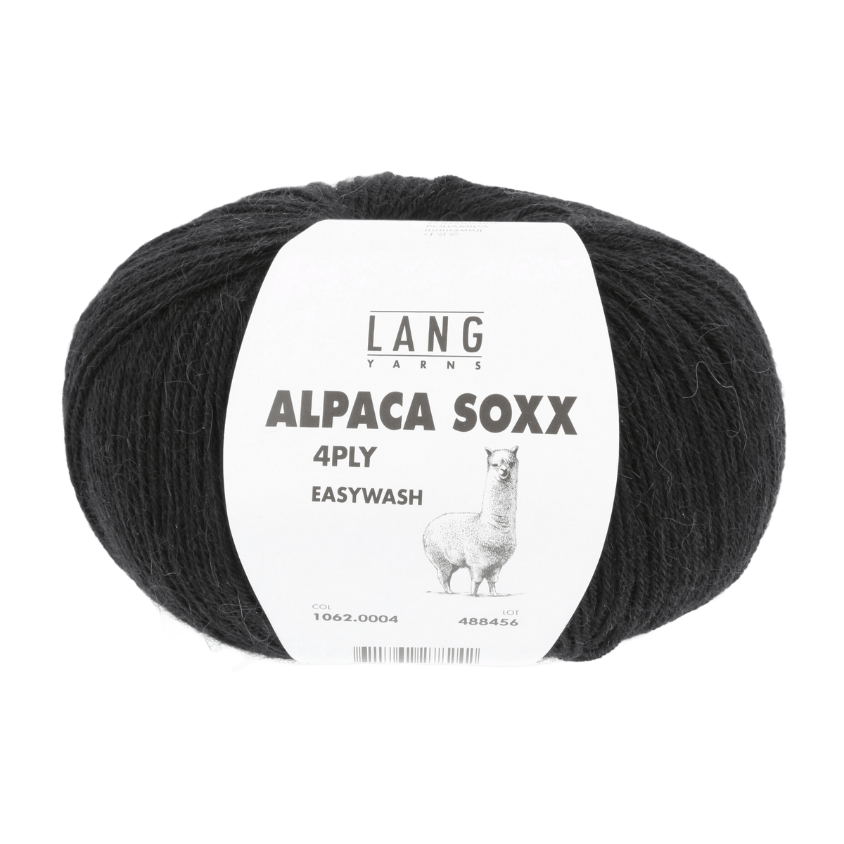 Lang Yarns Knitting Pattern Small - 6 balls / black 1062.0004 ARCADIA Sweater Pattern Bundle in Alpaca Soxx 4ply by LANGYARNS | Punto 76-003