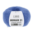 Lang Yarns Knitting Pattern Small - 6 balls / blue 1120.0010 HELGA Slipover Pattern Bundle in MOHAIR 21 by LANGYARNS | Fatto a Mano 278-025