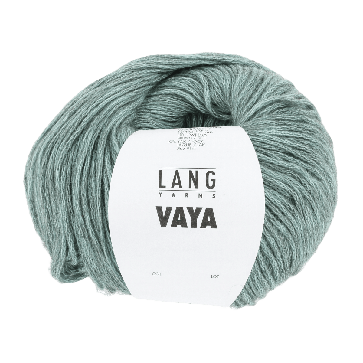 Lang Yarns Knitting Pattern Small - 6 balls / emerald 1135.0073 MINA Sweater Pattern Bundle in Vaya by LANGYARNS | Fatto a Mano 280-022