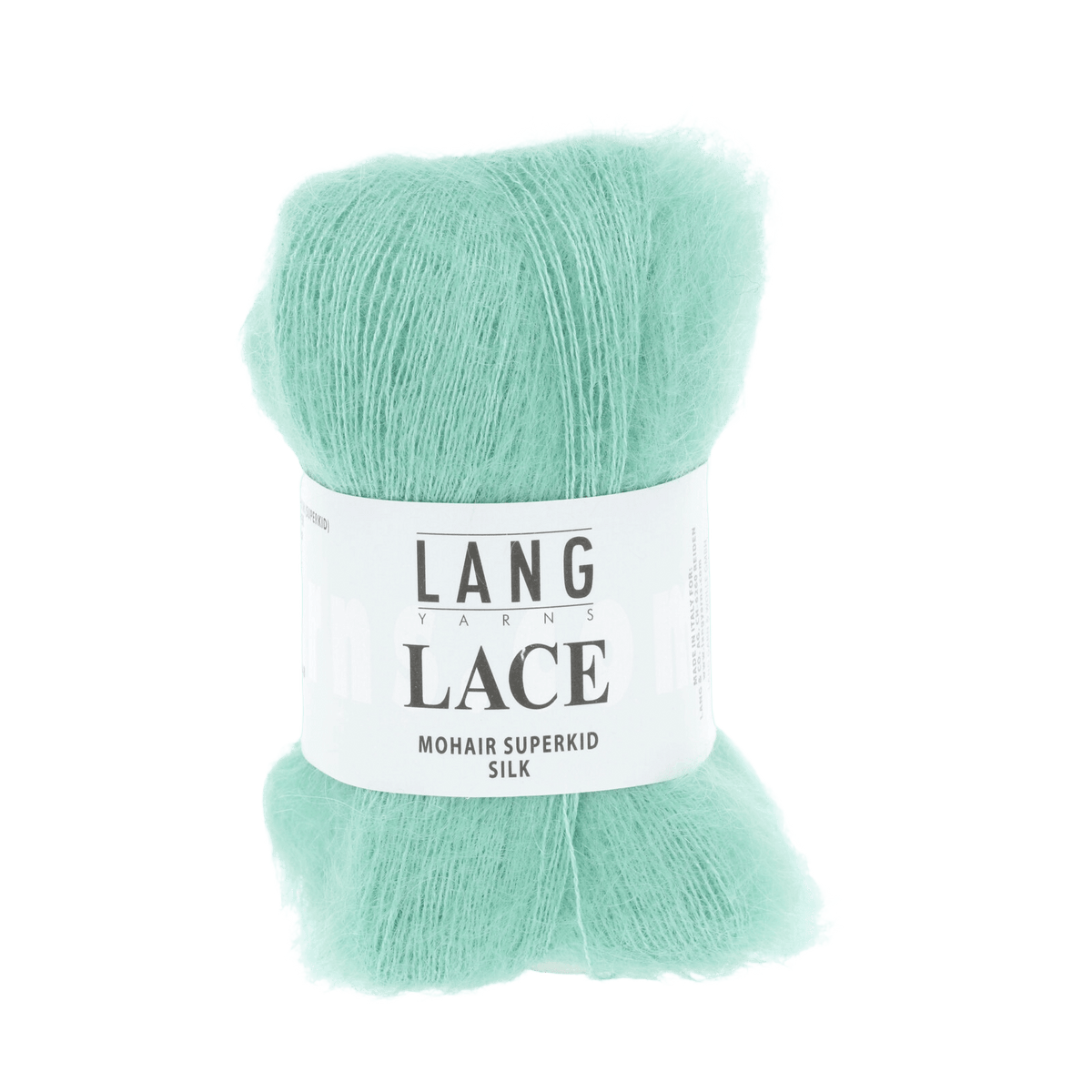 Lang Yarns Knitting Pattern Small - 6 balls / mint 992.0158 JEANNE Sweater Pattern Bundle in Lace by LANGYARNS | Fatto a Mano 282-020