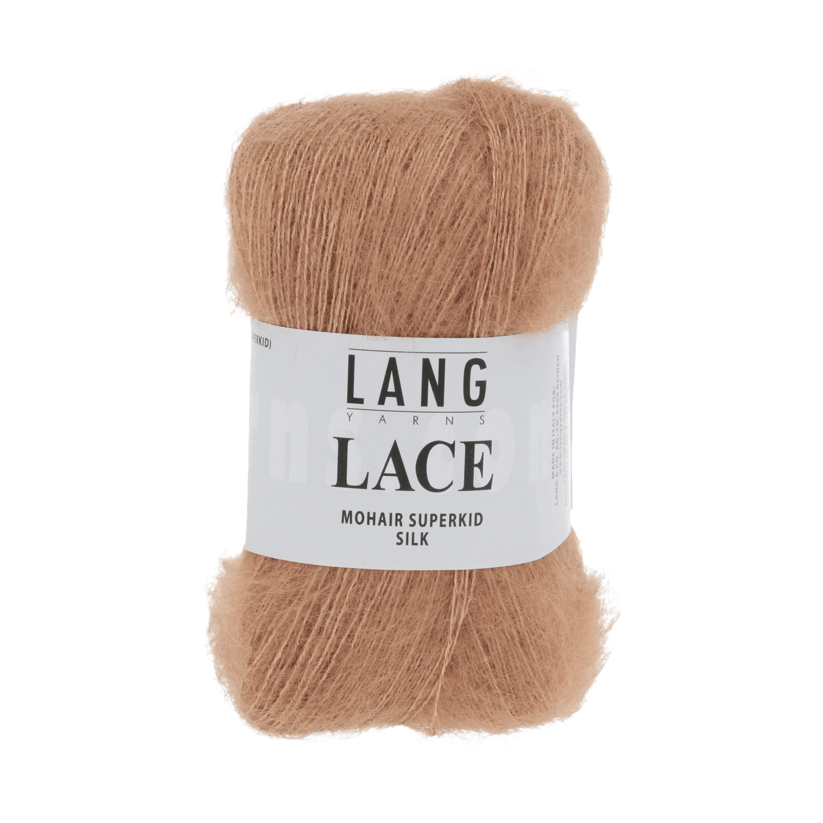 Lang Yarns Knitting Pattern Small - 6 balls / nougat 992.0115 JEANNE Sweater Pattern Bundle in Lace by LANGYARNS | Fatto a Mano 282-020