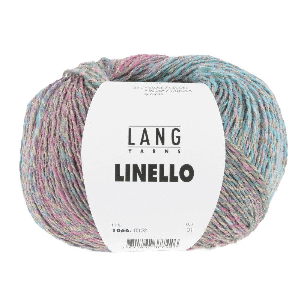 Lang Yarns Knitting Pattern Small - 6 balls / orange/berry/beige 1066.0303 PIUS Men's sweater Pattern Bundle in Linello by LANGYARNS | Fatto a Mano 284-053