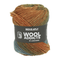Lang Yarns Knitting Pattern Small - 6 balls / ORANGE/OLIVE/BROWN/BLUE 1146.0008 GOLDEN DAY Cardigan Pattern Bundle in Move 6ply by LANGYARNS | Punto 86-001