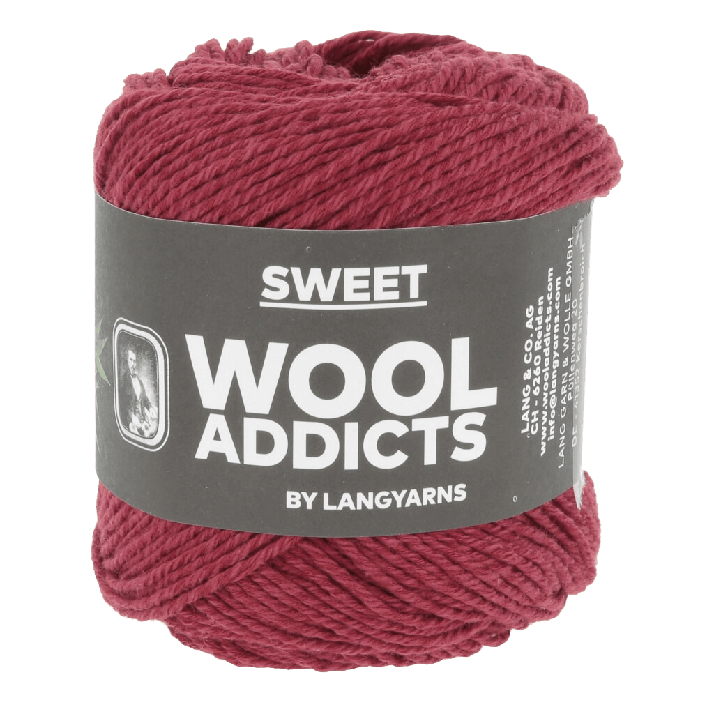 Lang Yarns Knitting Pattern Small - 7 balls / BERRY 1175.0066 SWEET STITCHES Sweater Pattern Bundle in Sweet by LANGYARNS | WOOLADDICTS #16-012