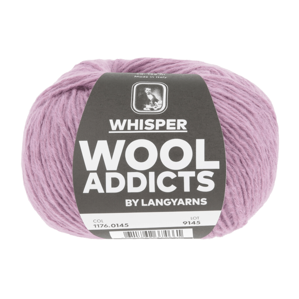Lang Yarns Knitting Pattern Small - 7 balls / BOUGAINVILLEA 1176.0145 ART WALK Cardigan Pattern Bundle in Whisper by LANGYARNS | WOOLADDICTS #16-025