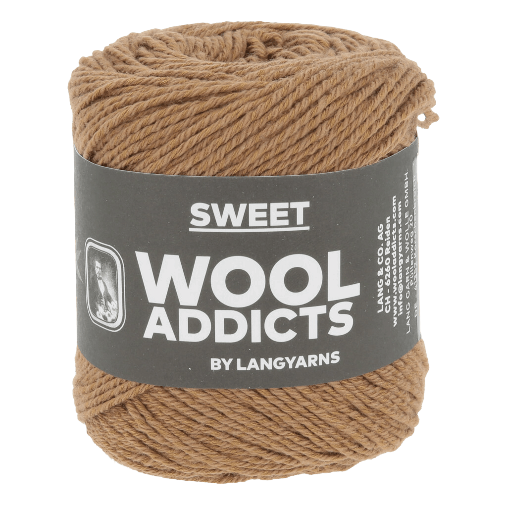 Lang Yarns Knitting Pattern Small - 7 balls / BROWN 1175.0096 SWEET STITCHES Sweater Pattern Bundle in Sweet by LANGYARNS | WOOLADDICTS #16-012