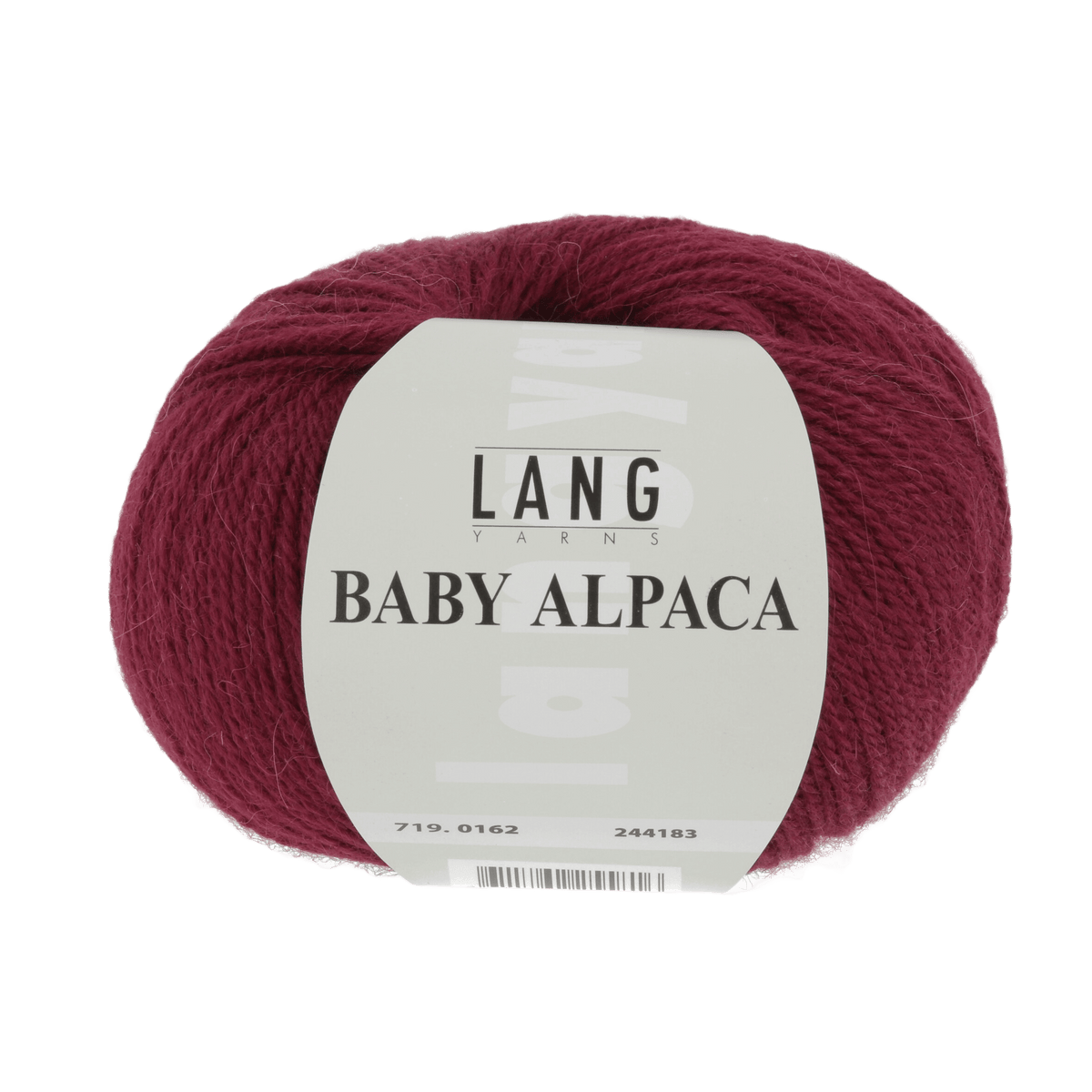 Lang Yarns Knitting Pattern Small - 7 balls / dark red 719.0162 TERESA Cardigan Pattern Bundle in Baby Alpaca by LANGYARNS | Punto 76-006