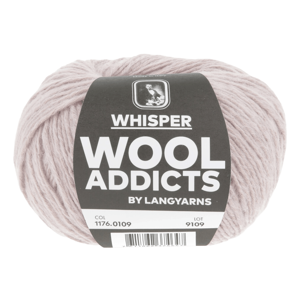 Lang Yarns Knitting Pattern Small - 7 balls / OLEANDER 1176.0109 ART WALK Cardigan Pattern Bundle in Whisper by LANGYARNS | WOOLADDICTS #16-025