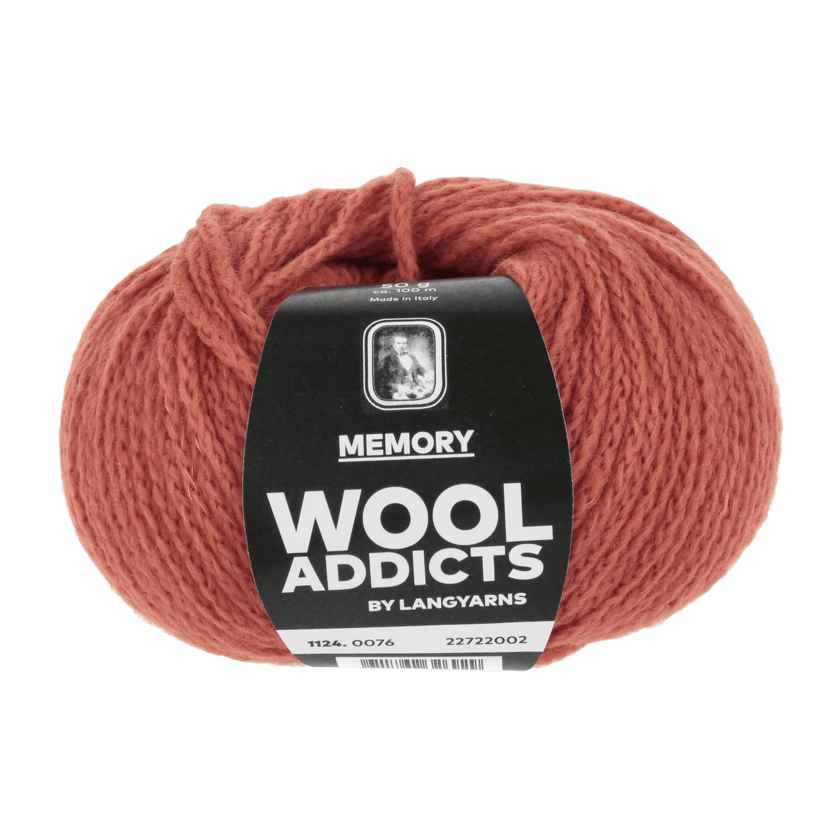 Lang Yarns Knitting Pattern Small - 7 balls / ORANGE 1124.0076 WILD ROSE Short sweater Pattern Bundle in Memory by LANGYARNS | WOOLADDICTS #13-036