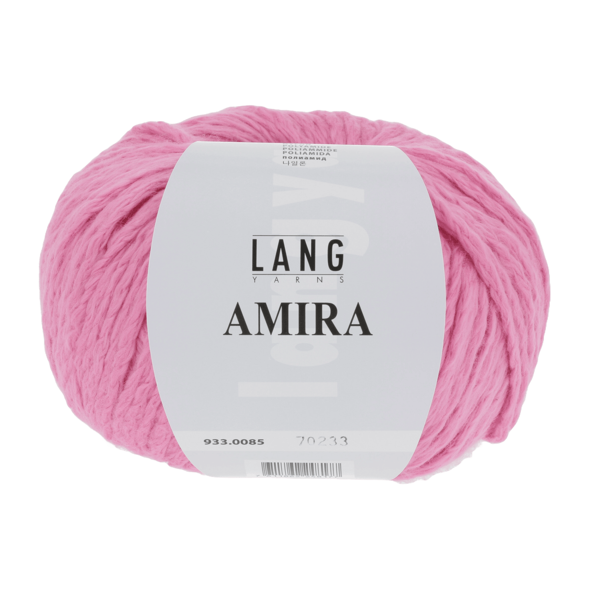 Lang Yarns Knitting Pattern Small - 7 balls / pink 933.0085 ANNELIES Short-sleeved sweater Pattern Bundle in Amira by LANGYARNS | Fatto a Mano 284-042