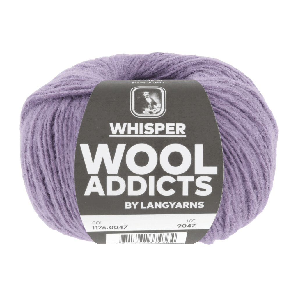Lang Yarns Knitting Pattern Small - 7 balls / PURPLE 1176.0047 ART WALK Cardigan Pattern Bundle in Whisper by LANGYARNS | WOOLADDICTS #16-025