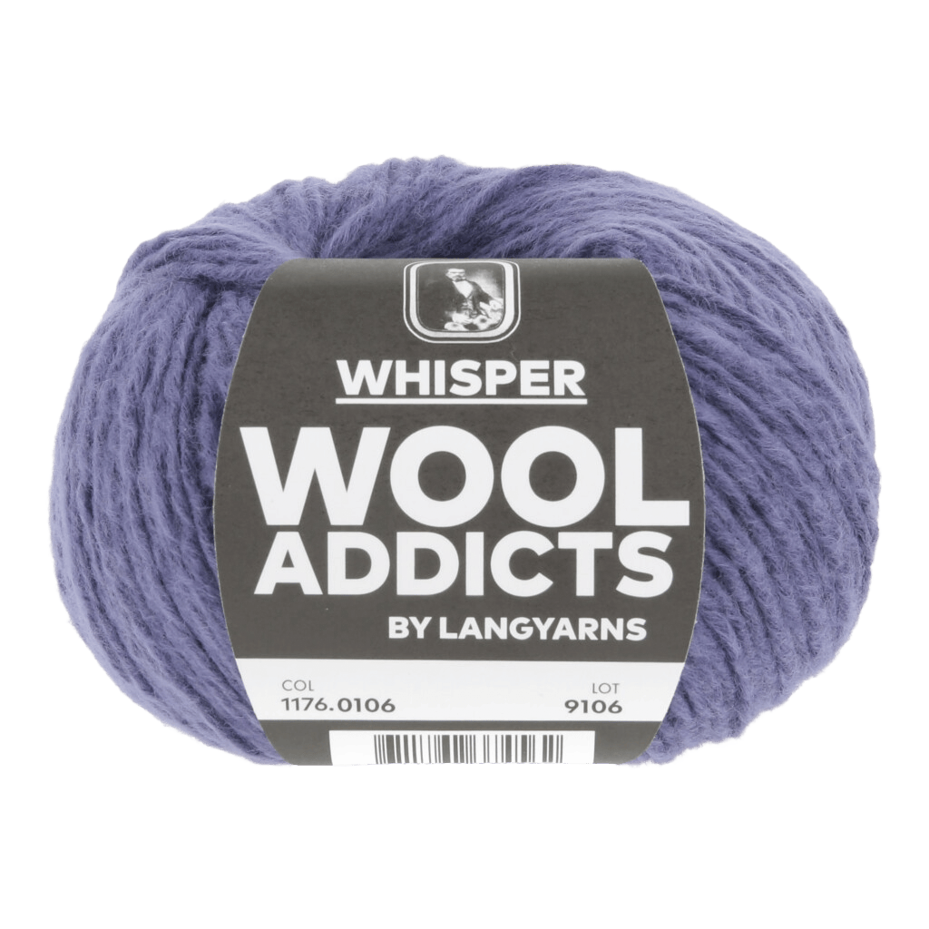 Lang Yarns Knitting Pattern Small - 7 balls / ROYAL 1176.0106 ART WALK Cardigan Pattern Bundle in Whisper by LANGYARNS | WOOLADDICTS #16-025