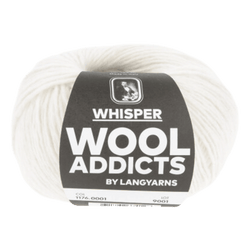 Lang Yarns Knitting Pattern Small - 7 balls / WHITE 1176.0001 ART WALK Cardigan Pattern Bundle in Whisper by LANGYARNS | WOOLADDICTS #16-025