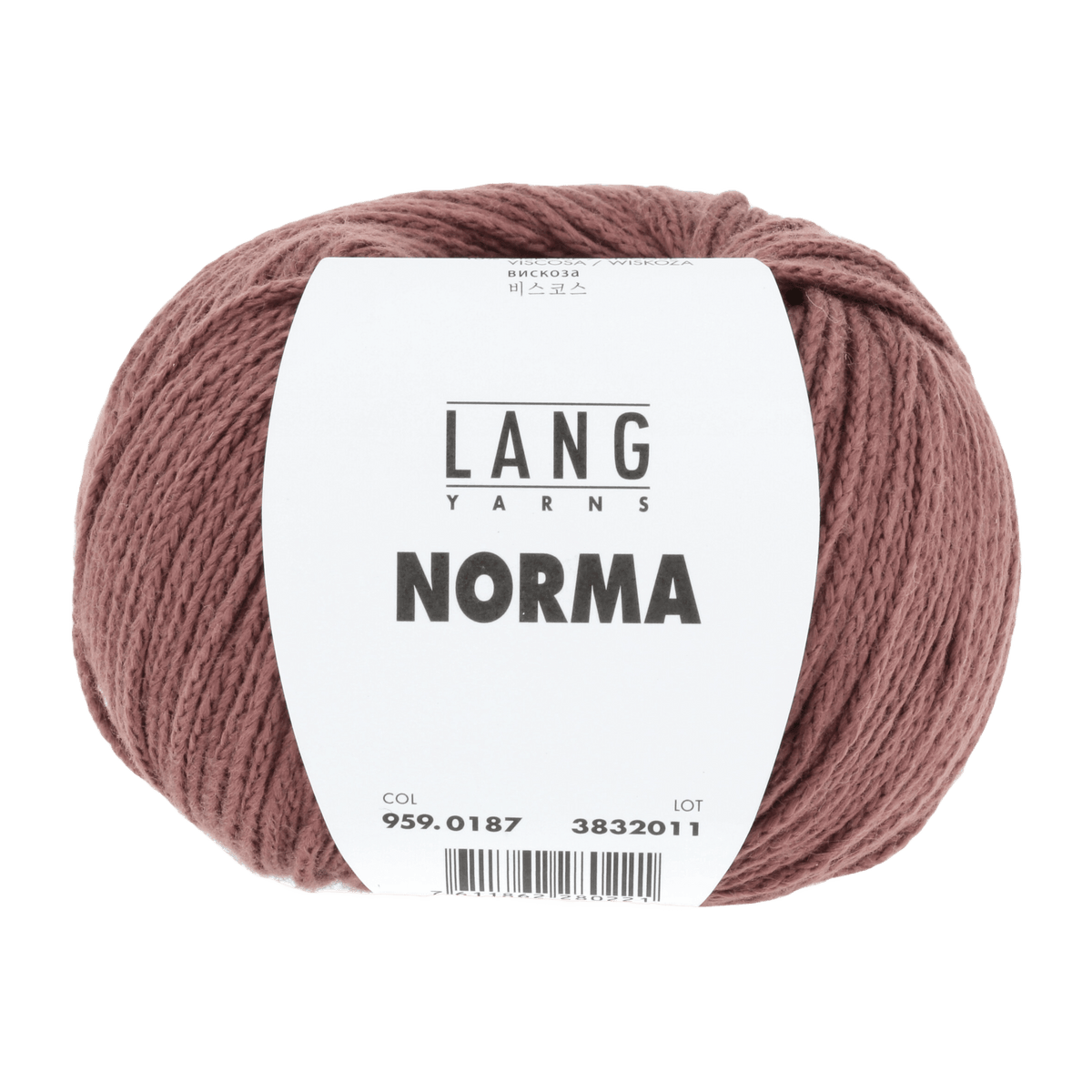 Lang Yarns Knitting Pattern Small - 9 balls / brick 959.0187 ALYA Short-sleeved sweater Pattern Bundle in Norma by LANGYARNS | Fatto a Mano 280-017