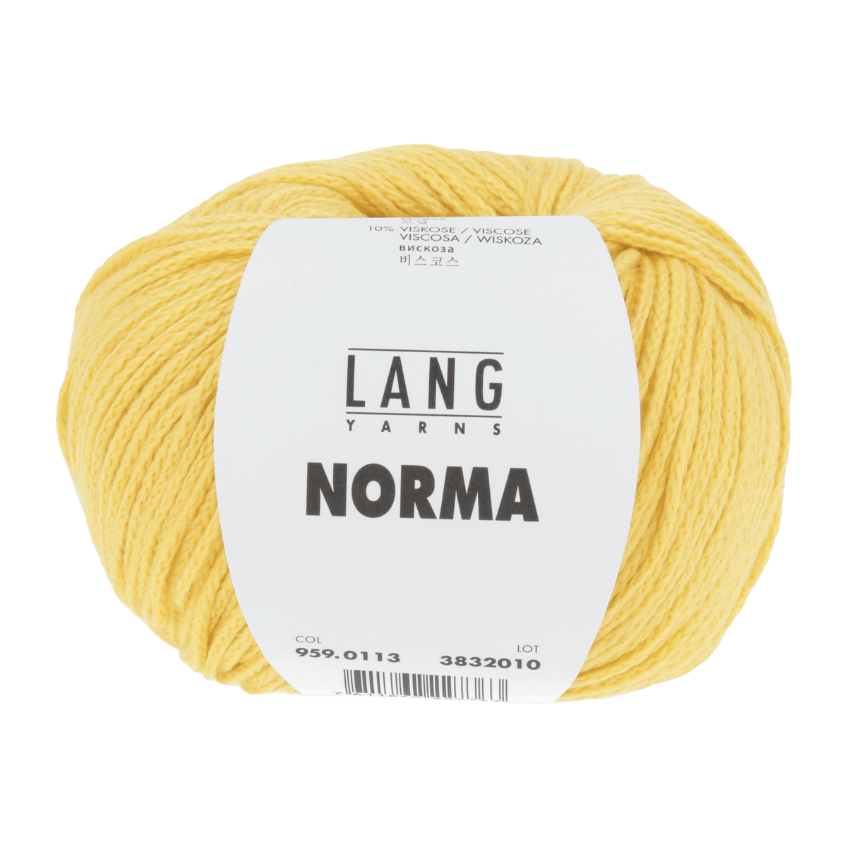 Lang Yarns Knitting Pattern Small - 9 balls / gold yellow 959.0113 ALYA Short-sleeved sweater Pattern Bundle in Norma by LANGYARNS | Fatto a Mano 280-017