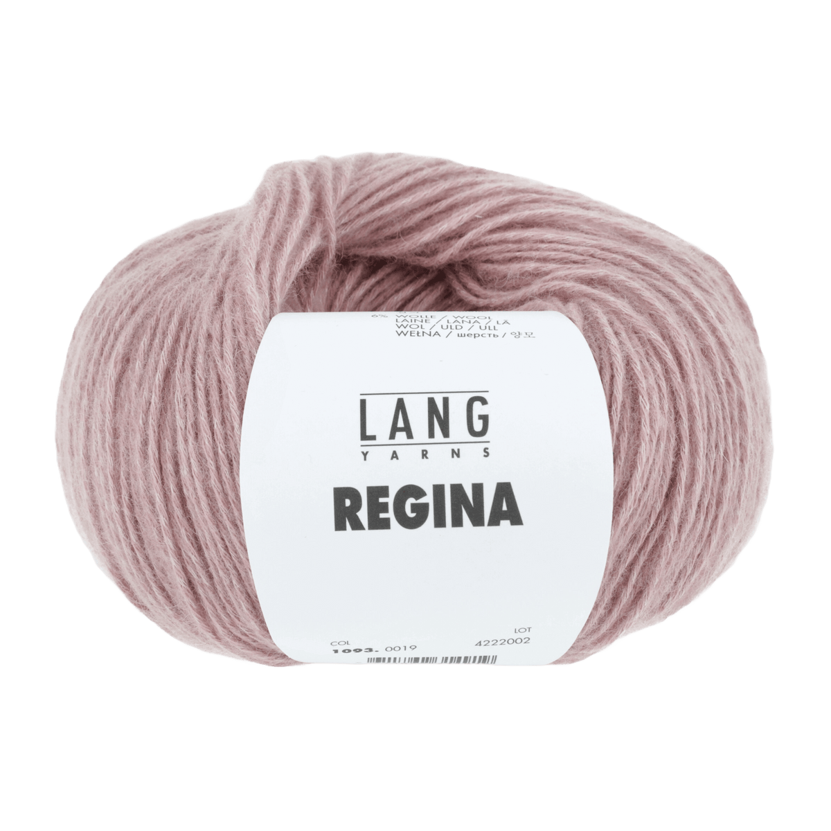 Lang Yarns Knitting Pattern Small - 9 balls / rosé 1093.0019 BERNADETTE Hooded Sweater Pattern Bundle in REGINA by LANGYARNS | Fatto a Mano 278-019
