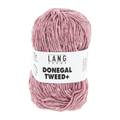 Lang Yarns Knitting Pattern Small - 9 balls / rose 1143.0009 WALBURGA Raglan cardigan Pattern Bundle in DONEGAL TWEED+ by LANGYARNS | Punto 77-010