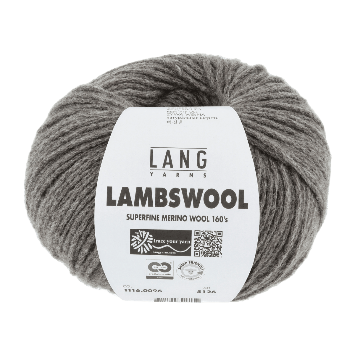 Lang Yarns Knitting Pattern Small - 9 balls / sand mélange 1116.0096 ADAM Men's cardigan Pattern Bundle in LAMBSWOOL by LANGYARNS | Fatto a Mano 278-011