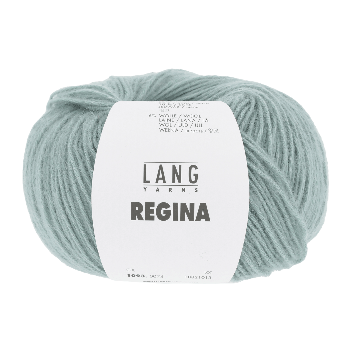 Lang Yarns Knitting Pattern Small-Medium - 10 balls / atlantic 1093.0074 CATHARINA Sweater Pattern Bundle in REGINA by LANGYARNS | Fatto a Mano 278-007