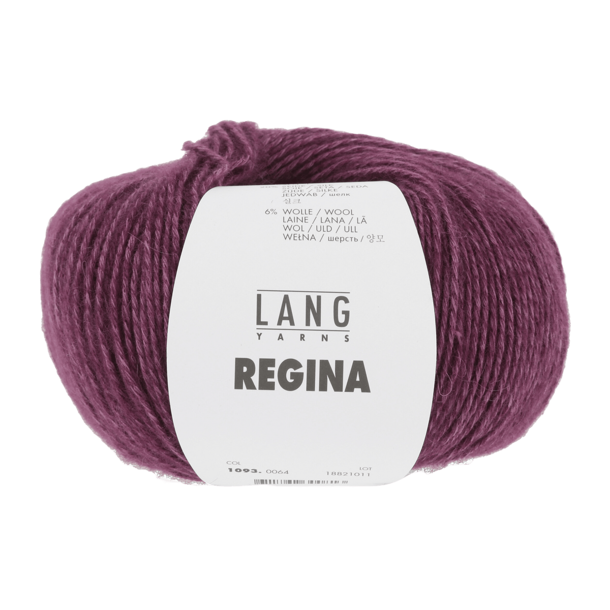 Lang Yarns Knitting Pattern Small-Medium - 10 balls / bordeaux 1093.0064 PAULINA Long cardigan Pattern Bundle in Regina by LANGYARNS | Fatto a Mano 280-045