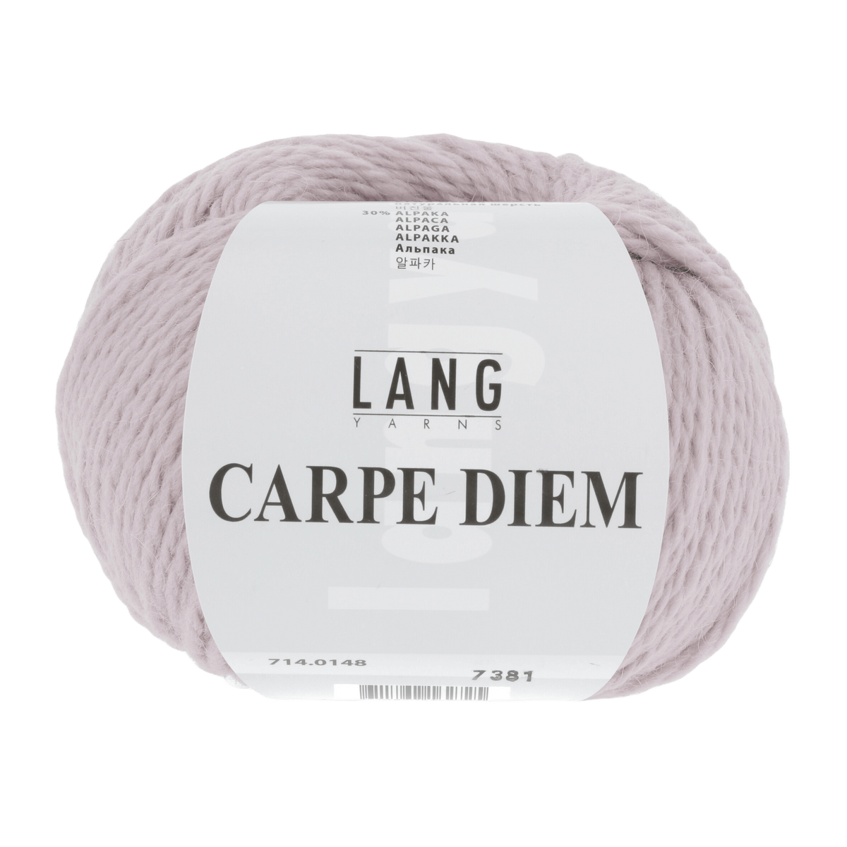 Lang Yarns Knitting Pattern Small-Medium - 10 balls / dusky pink 714.0148 YAZA Slipover Pattern Bundle in Carpe Diem by LANGYARNS | Fatto a Mano 282-024