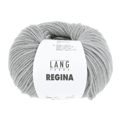 Lang Yarns Knitting Pattern Small-Medium - 10 balls / grey 1093.0003 CATHARINA Sweater Pattern Bundle in REGINA by LANGYARNS | Fatto a Mano 278-007