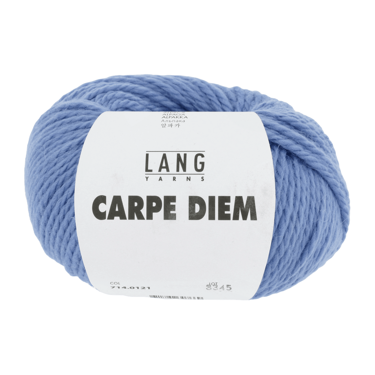 Lang Yarns Knitting Pattern Small-Medium - 10 balls / light blue 714.0121 YAZA Slipover Pattern Bundle in Carpe Diem by LANGYARNS | Fatto a Mano 282-024
